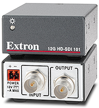 Nuevo ecualizador de cable 12G‑SDI de Extron que soporta vídeo 4K